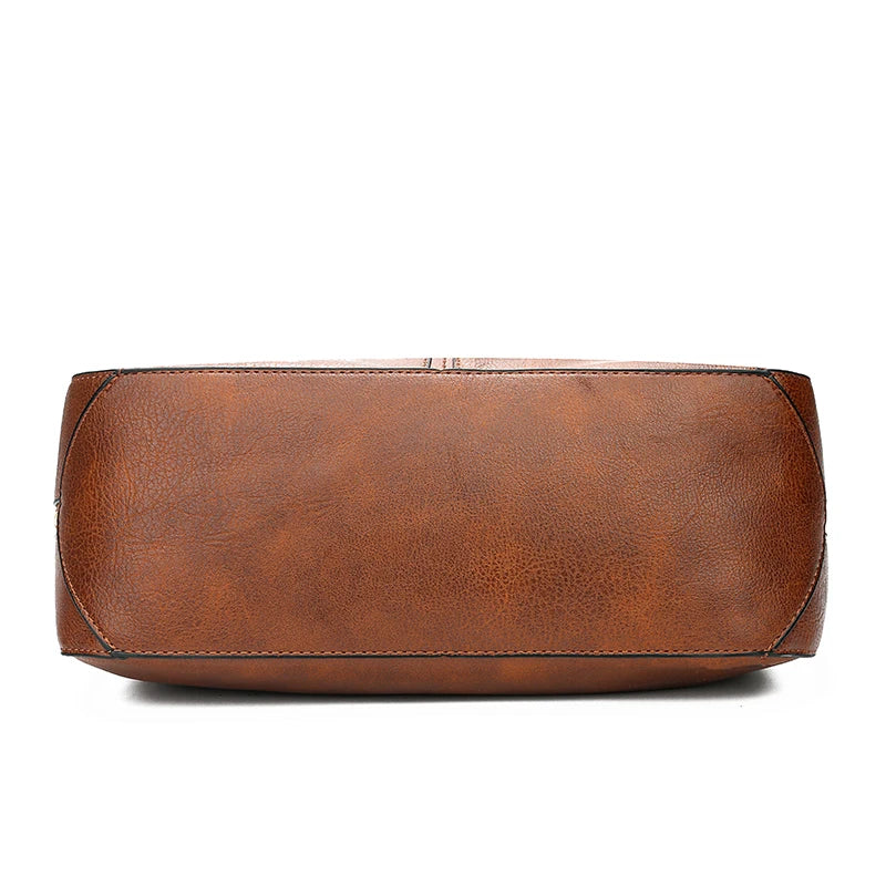 Hobo Leather Shoulder Tote Bag