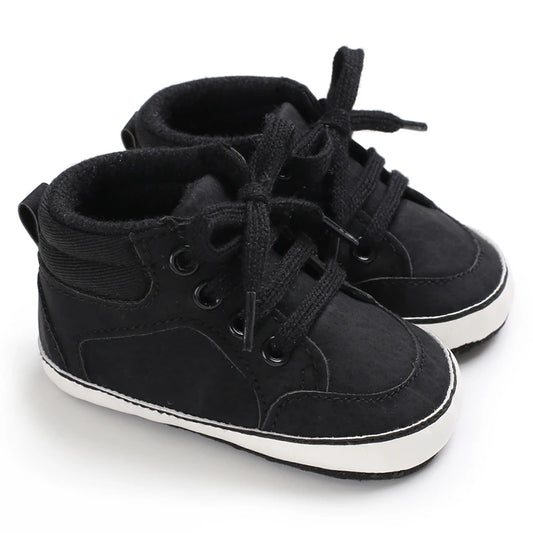 Baby Boy Leather First Walker Shoes