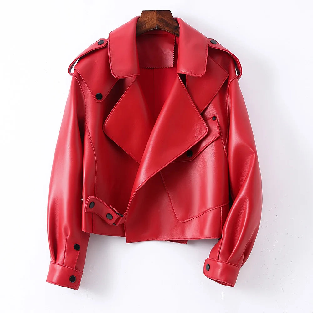 Bikers Sheepskin Leather Jacket