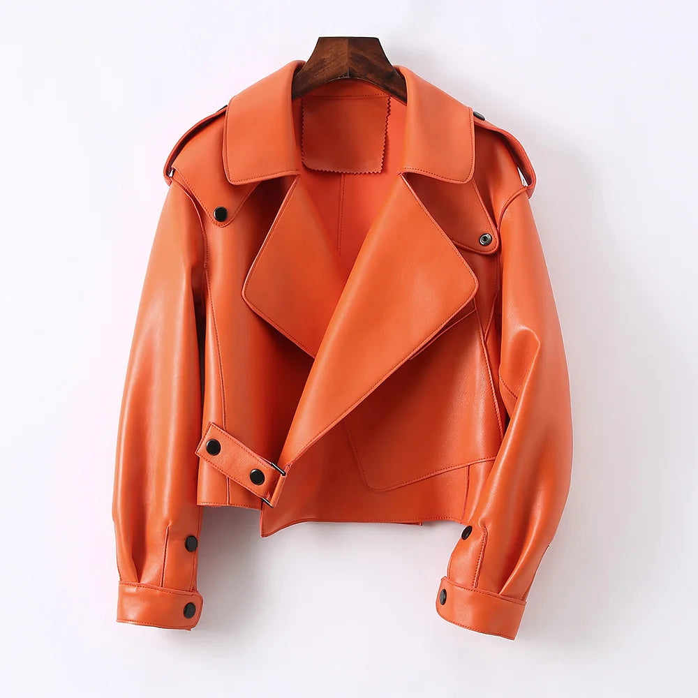 Bikers Sheepskin Leather Jacket