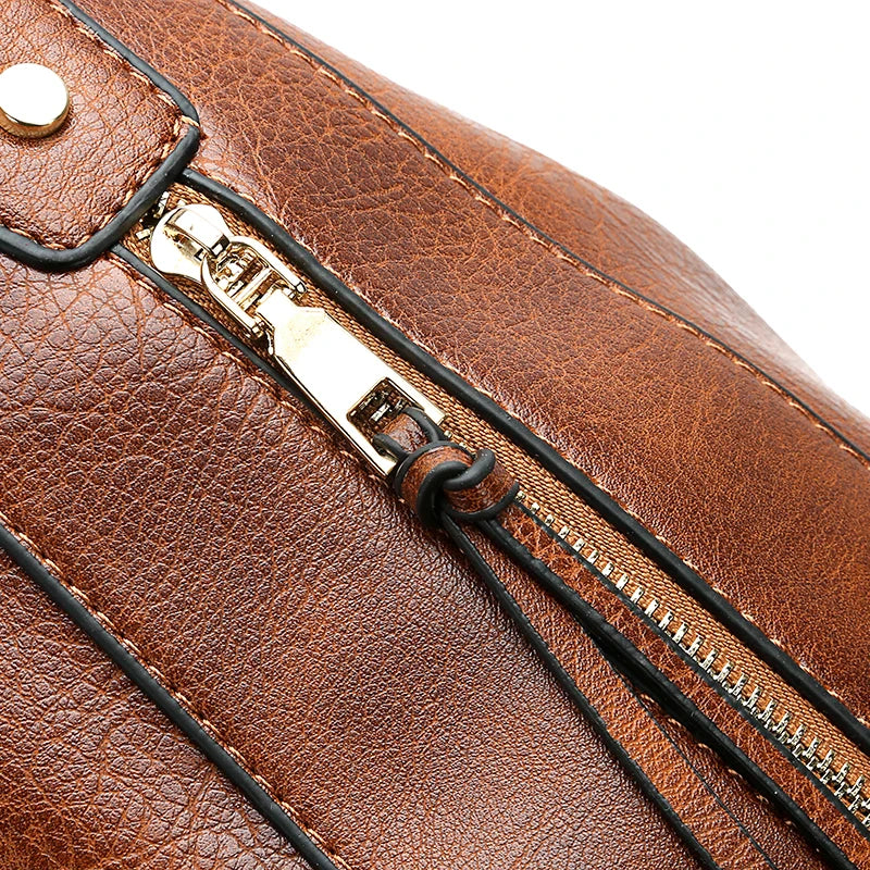 Hobo Leather Shoulder Tote Bag
