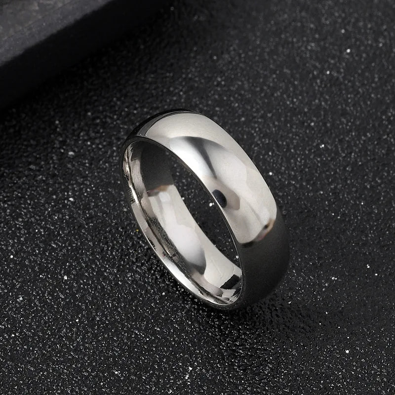 Stainless Steel Band Ring