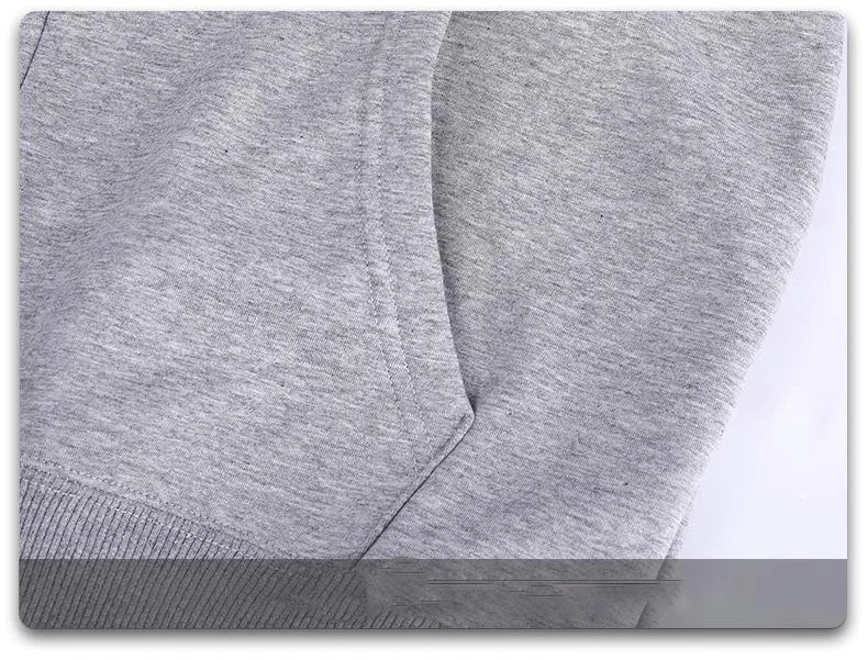 Pure Cotton Zip-Up Hoodie