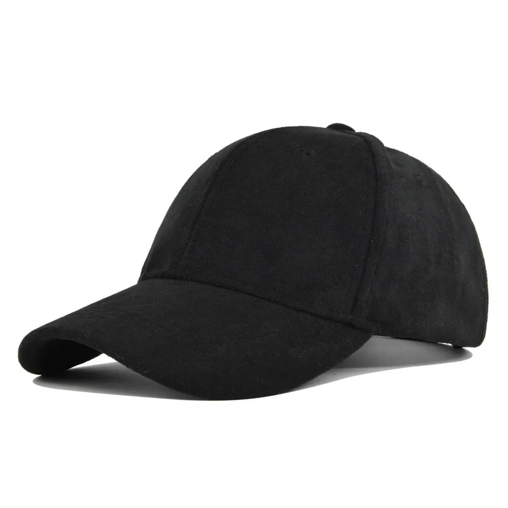 Suede Baseball Cap Snapback