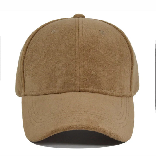 Suede Baseball Cap Snapback