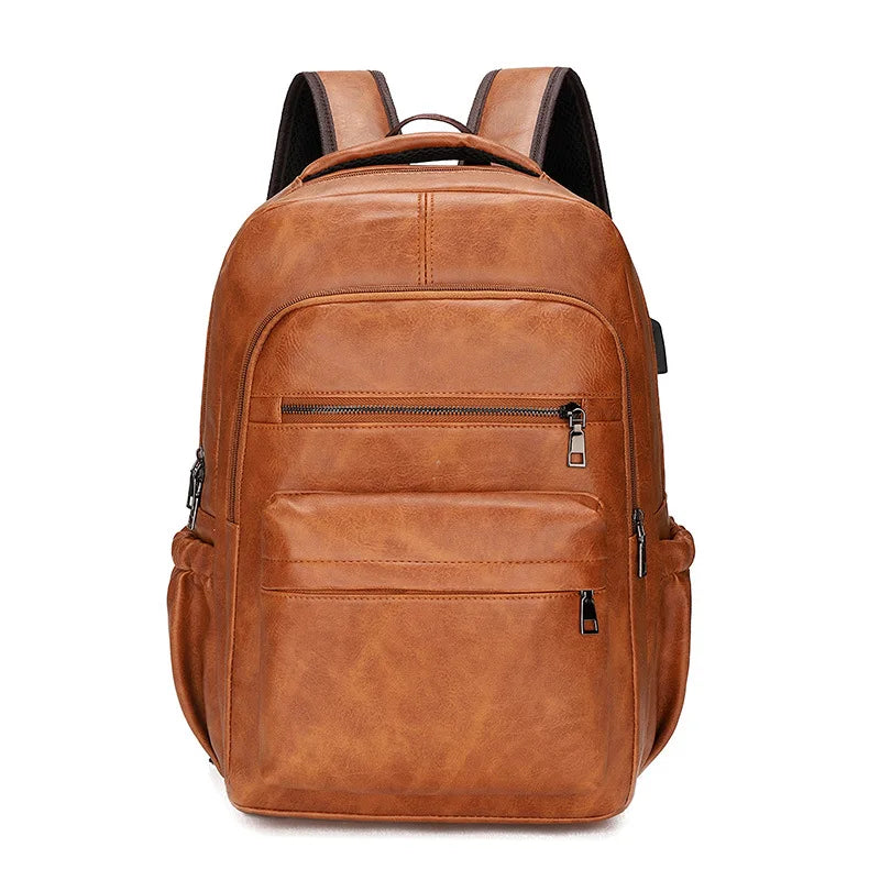 Pure Leather Travel Backpack