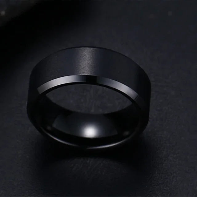 Stainless Steel Band Ring