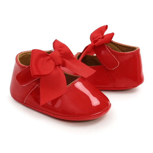 Baby Girl Bowknot Dress Shoes First Walkers