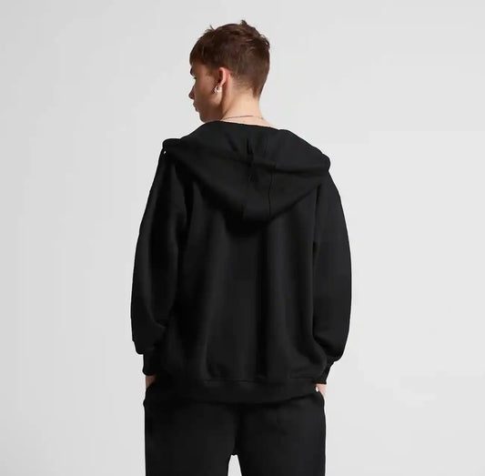 Pure Cotton Zip-Up Hoodie