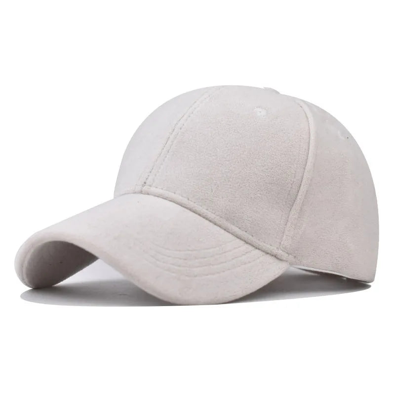 Suede Baseball Cap Snapback