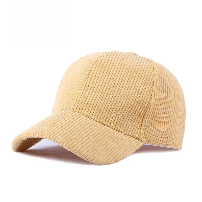 Corduroy Baseball Cap Snapback