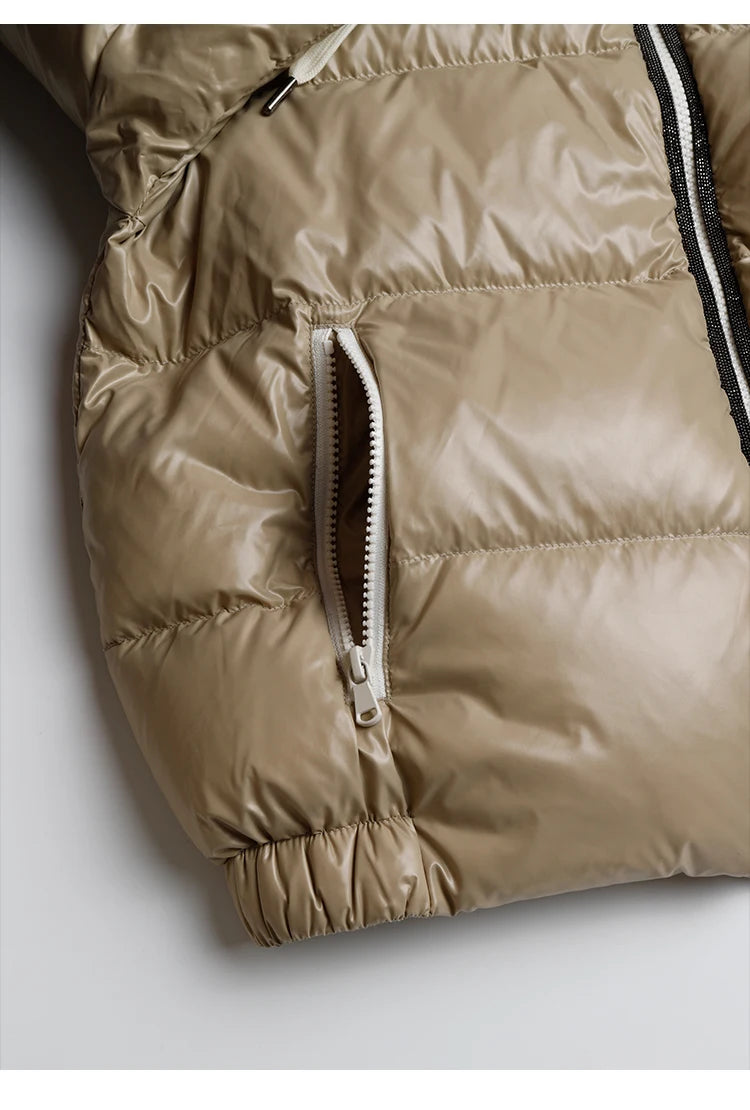Bubble Duck Down Hooded Jacket