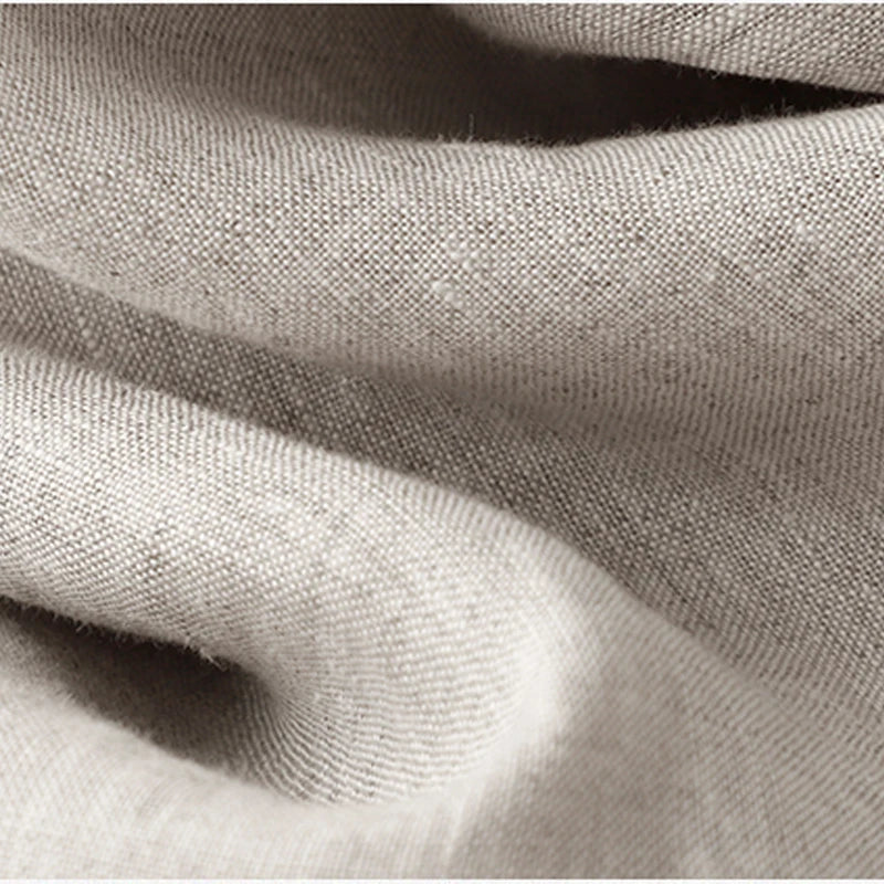 Linen Round Neck Sleeveless Top