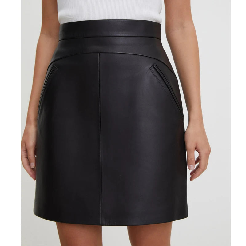 Original Leather Mini Skirt