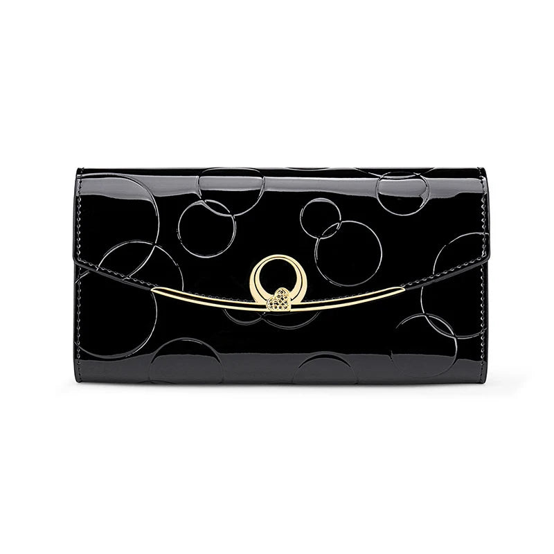 Luxury Leather Long Purse Wallet