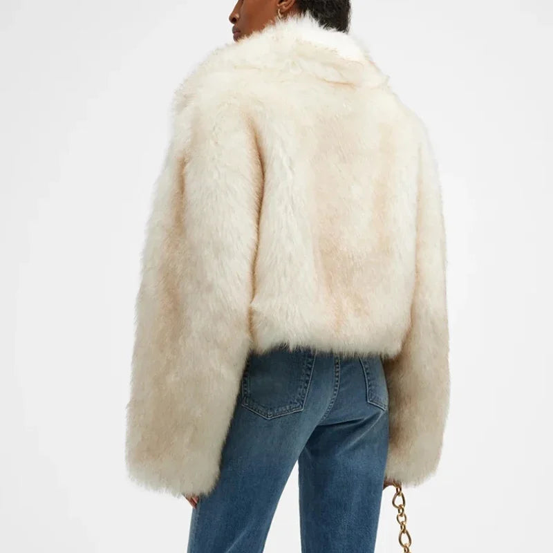 Neo Fluffy Fur Short Jacket