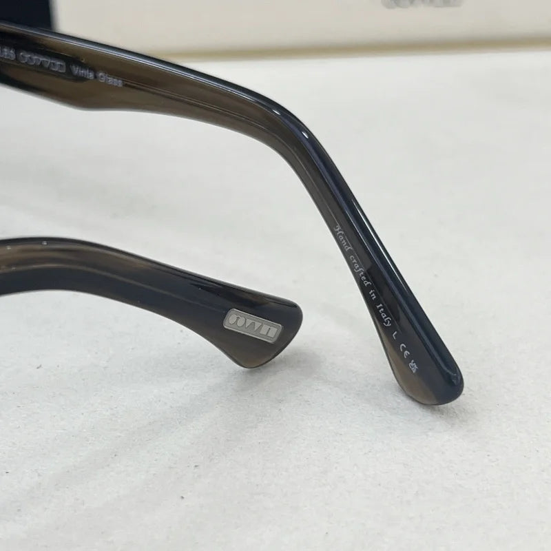 Rectangle Thick Acetate Sunglasses