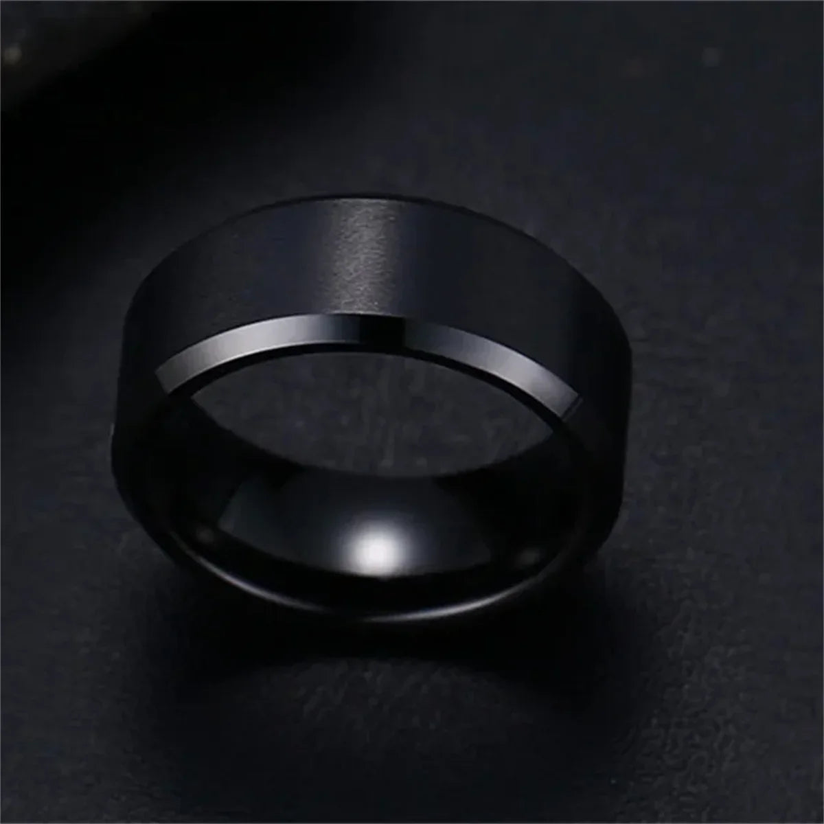 Stainless Steel Band Ring