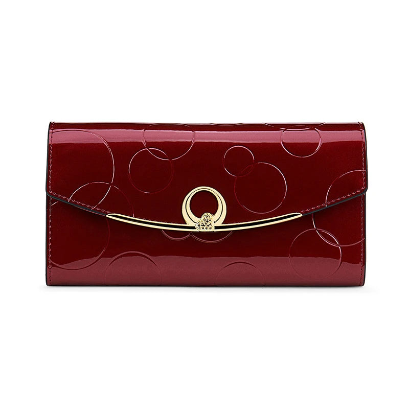 Luxury Leather Long Purse Wallet
