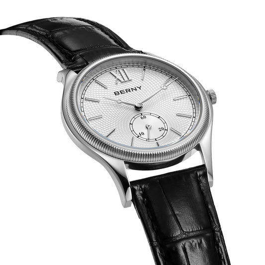 Ultra-Thin Stainless Steel Wristwatch