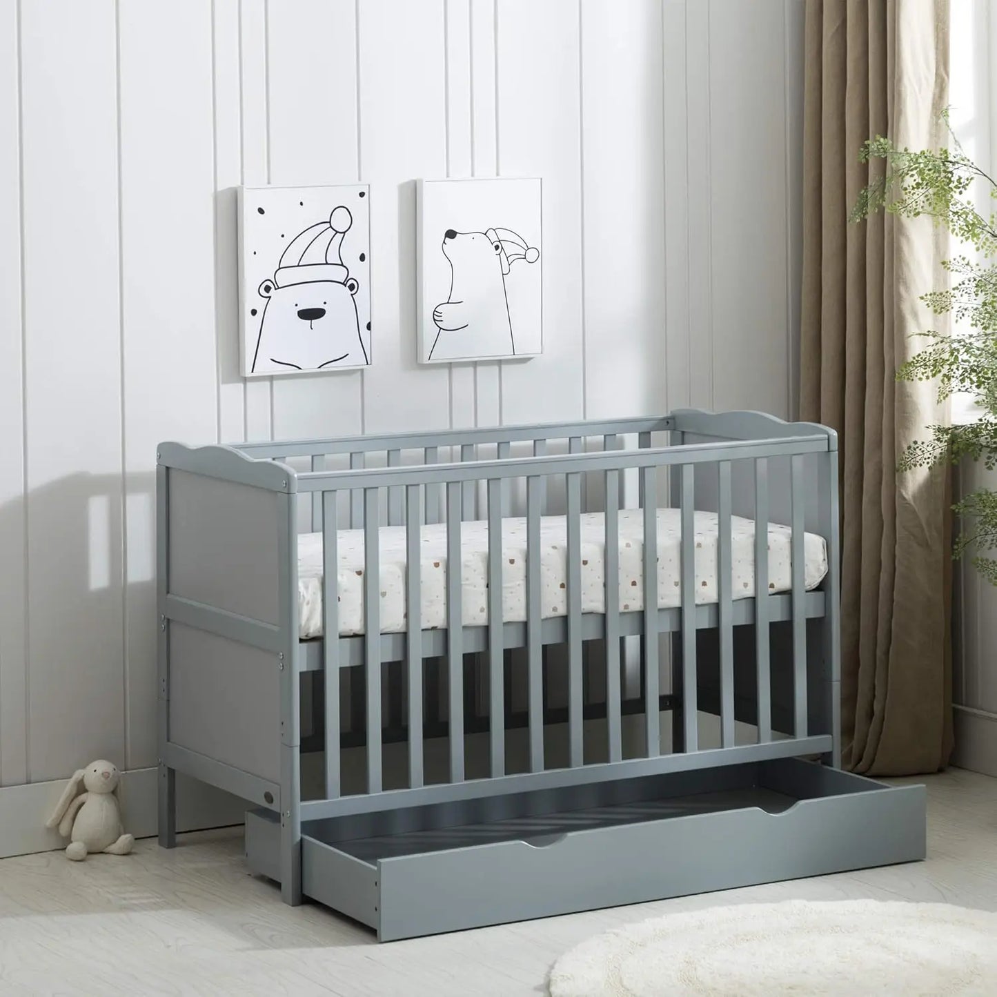 Direct Wooden Baby Cot