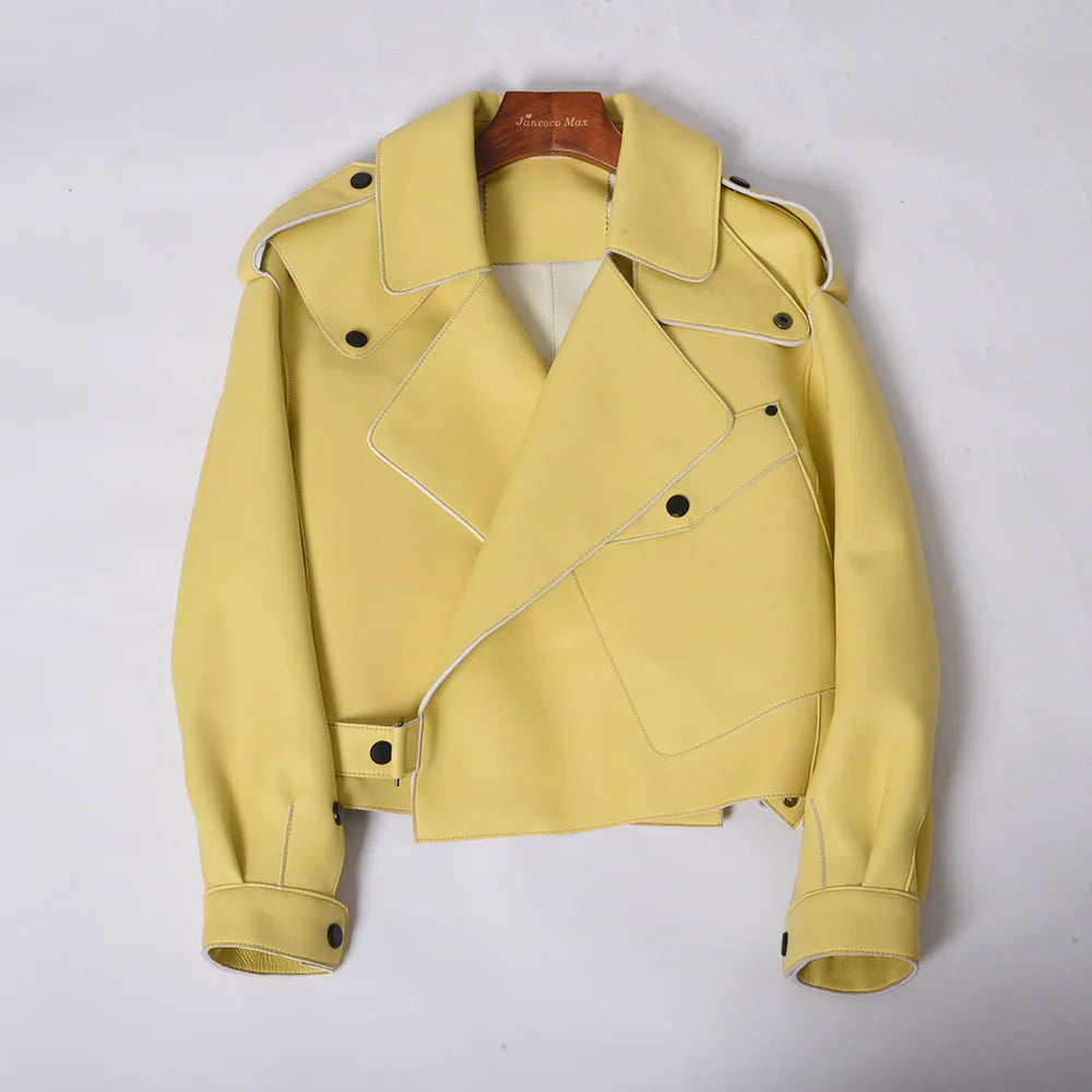 Bikers Sheepskin Leather Jacket