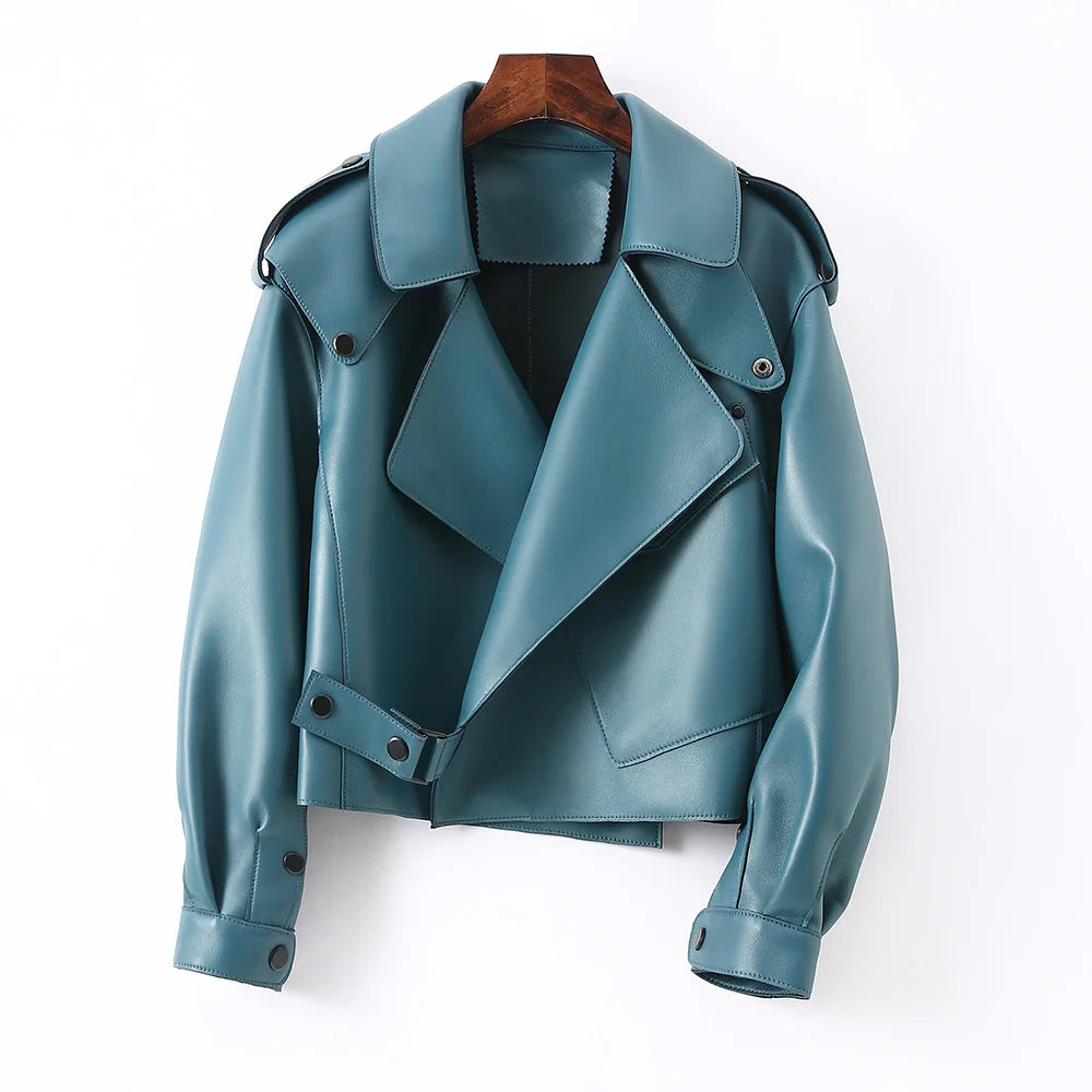 Bikers Sheepskin Leather Jacket