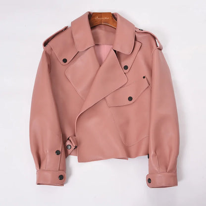 Bikers Sheepskin Leather Jacket
