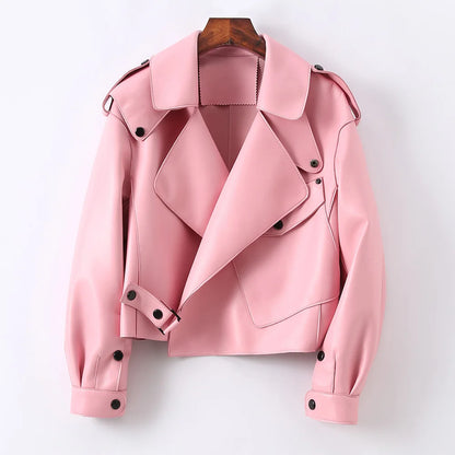 Bikers Sheepskin Leather Jacket