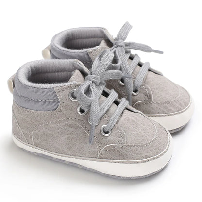 Baby Boy Leather First Walker Shoes