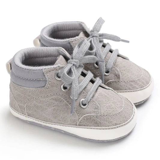 Baby Boy Leather First Walker Shoes