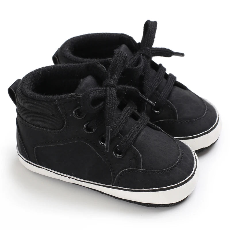 Baby Boy Leather First Walker Shoes