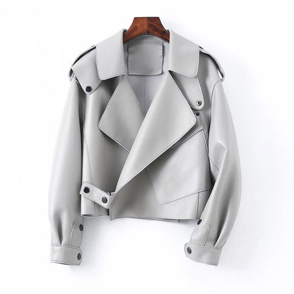 Bikers Sheepskin Leather Jacket