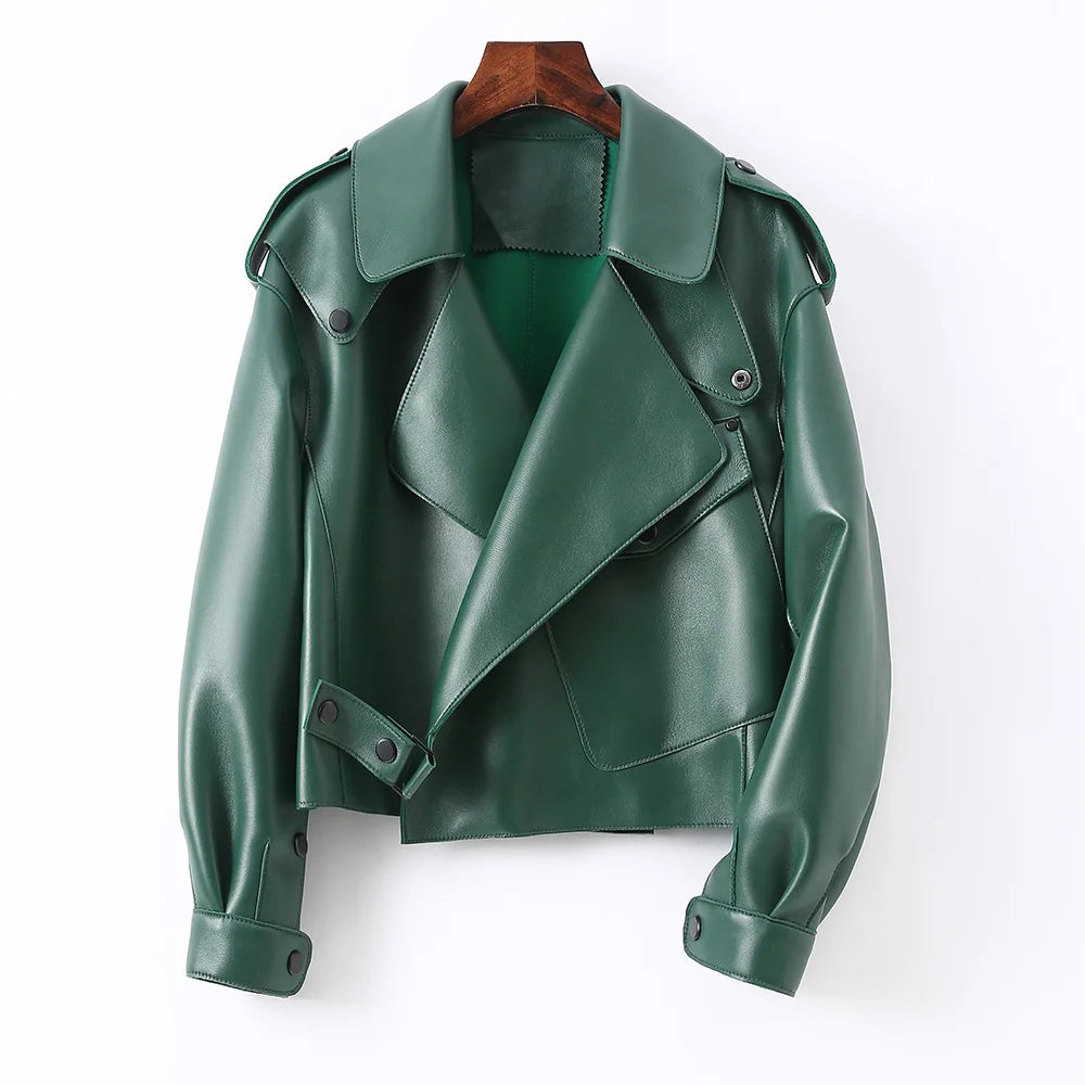 Bikers Sheepskin Leather Jacket