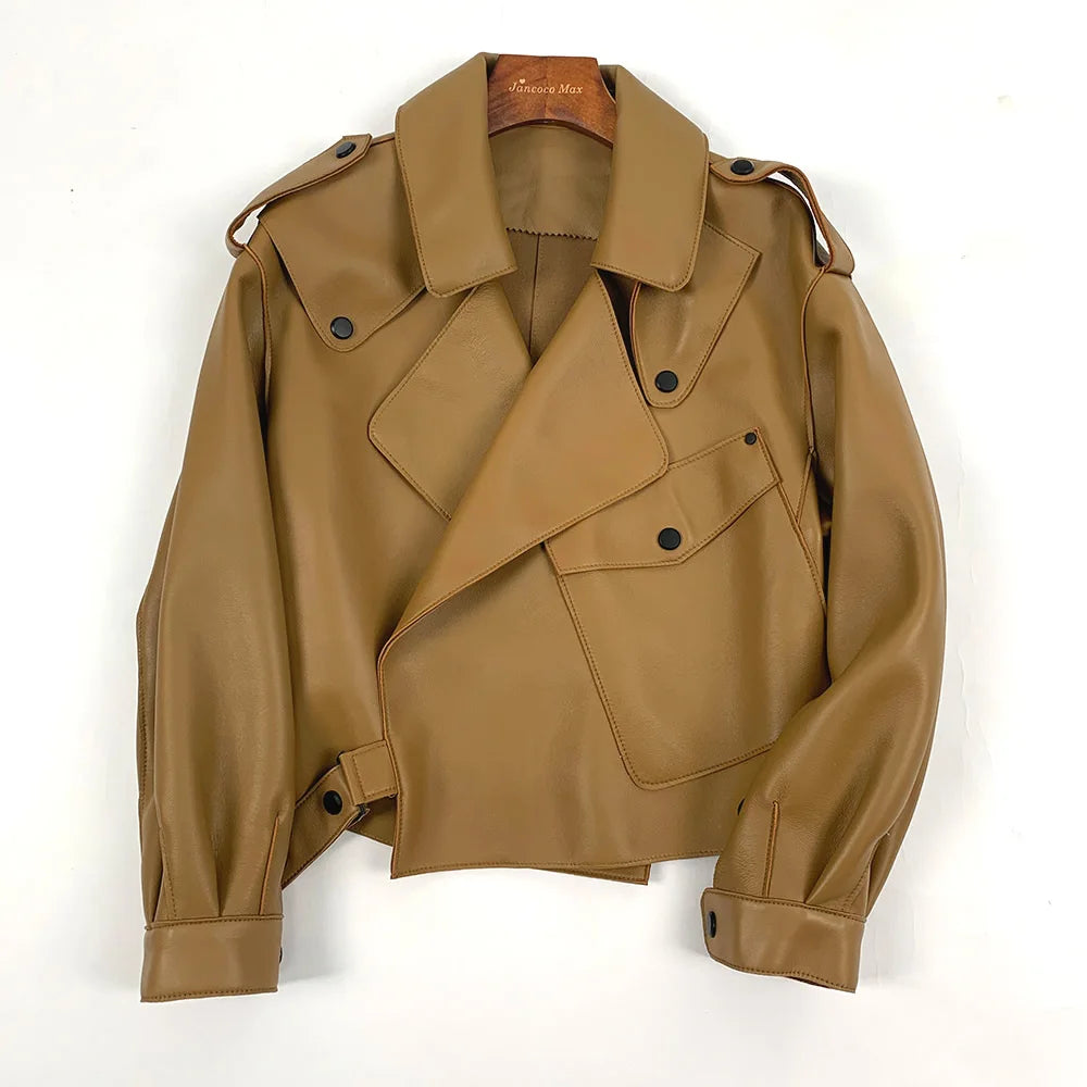 Bikers Sheepskin Leather Jacket