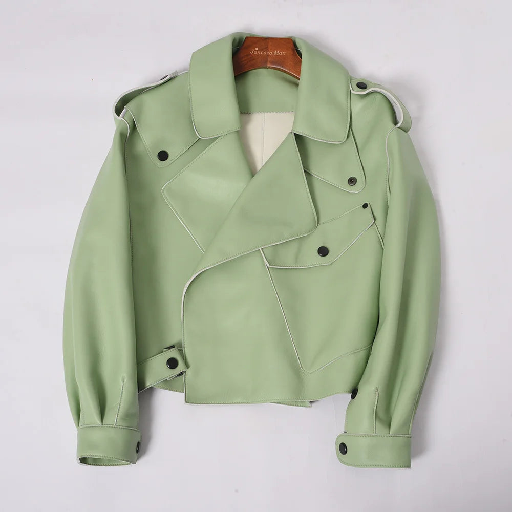 Bikers Sheepskin Leather Jacket