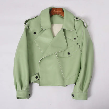 Bikers Sheepskin Leather Jacket
