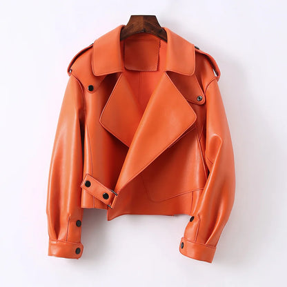 Bikers Sheepskin Leather Jacket