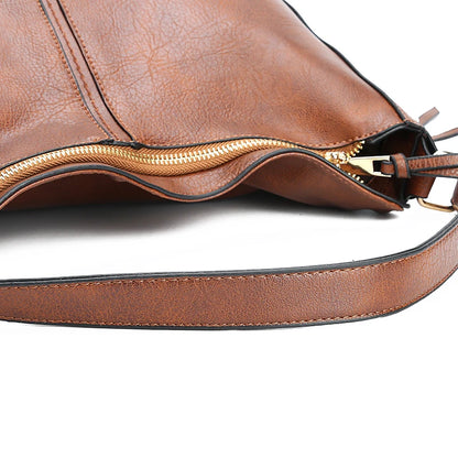 Hobo Leather Shoulder Tote Bag