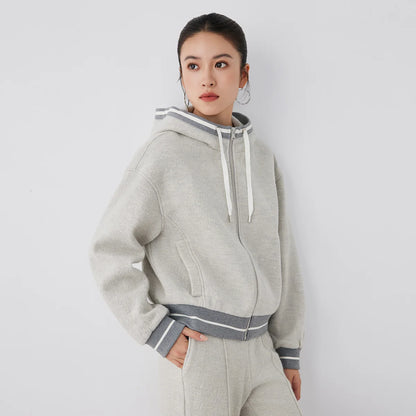 Wool Merino Sweatshirt hoodie with Lining
