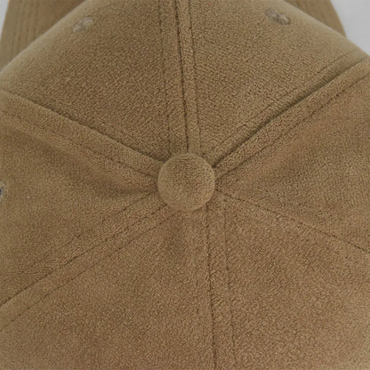Suede Baseball Cap Snapback