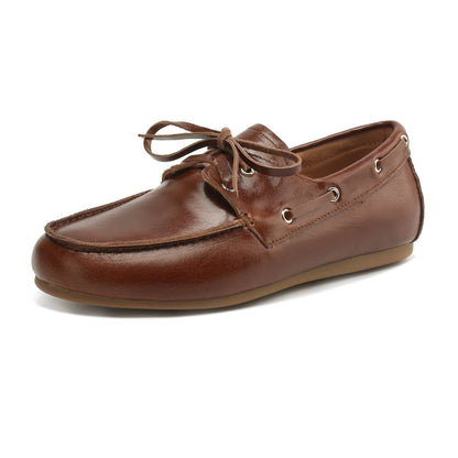 Retro Comfort Cow Leather Loafers
