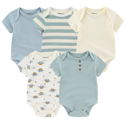 Five-Pack Baby Bodysuits
