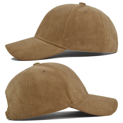 Suede Baseball Cap Snapback