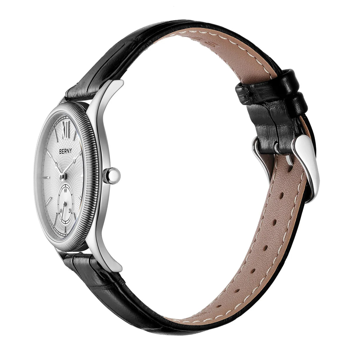 Ultra-Thin Stainless Steel Wristwatch