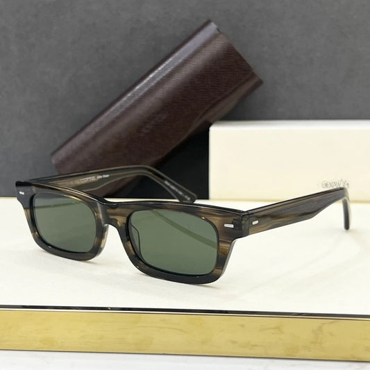 Rectangle Thick Acetate Sunglasses