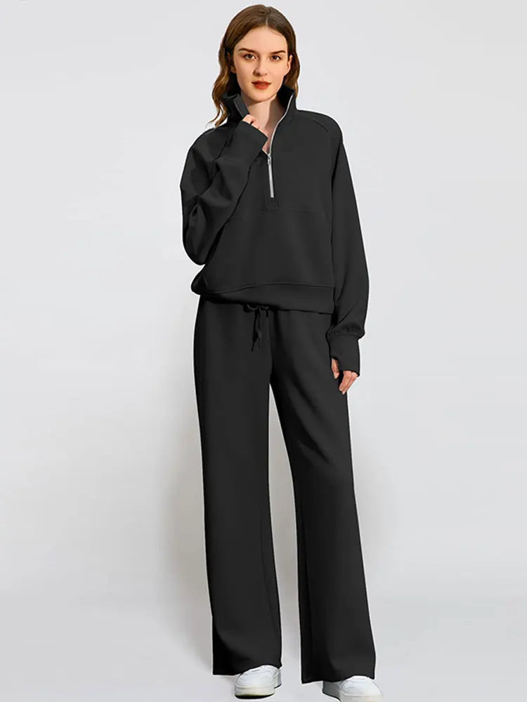 Sweatshirt Pants Set Loose Style Loungewear