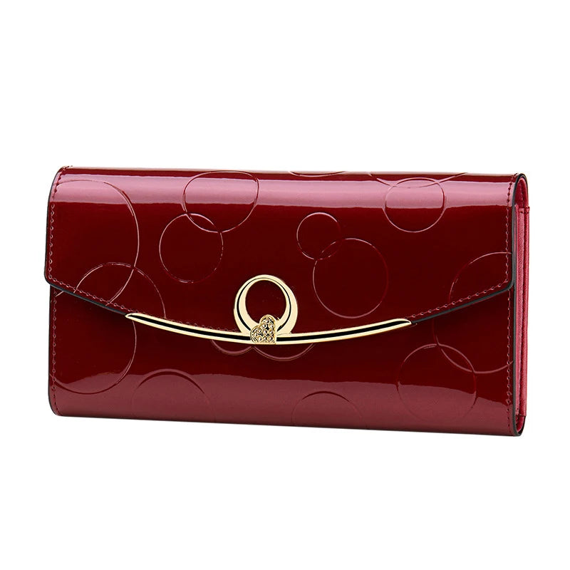 Luxury Leather Long Purse Wallet