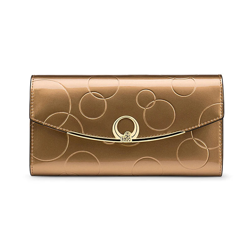 Luxury Leather Long Purse Wallet