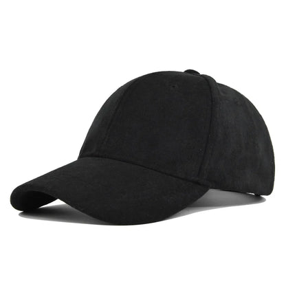 Suede Baseball Cap Snapback